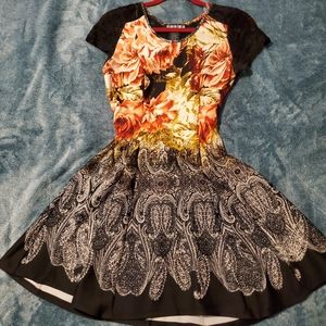 Floral party dress